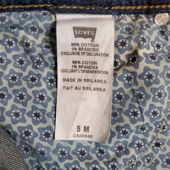 Flare Levi's 422 Ultra Low Boot Cut Jeans size 5m - Picture 8 of 9